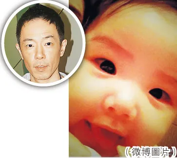 黄贯中晒女儿萌照 小宝宝大眼望镜头甜笑