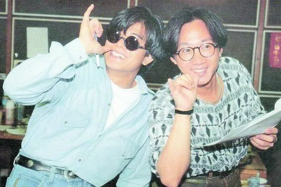黄家驹逝世20周年 网友晒其与郭富城旧照
