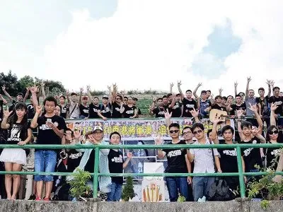 Fans gathered to pay tribute to Wong Ka Kui