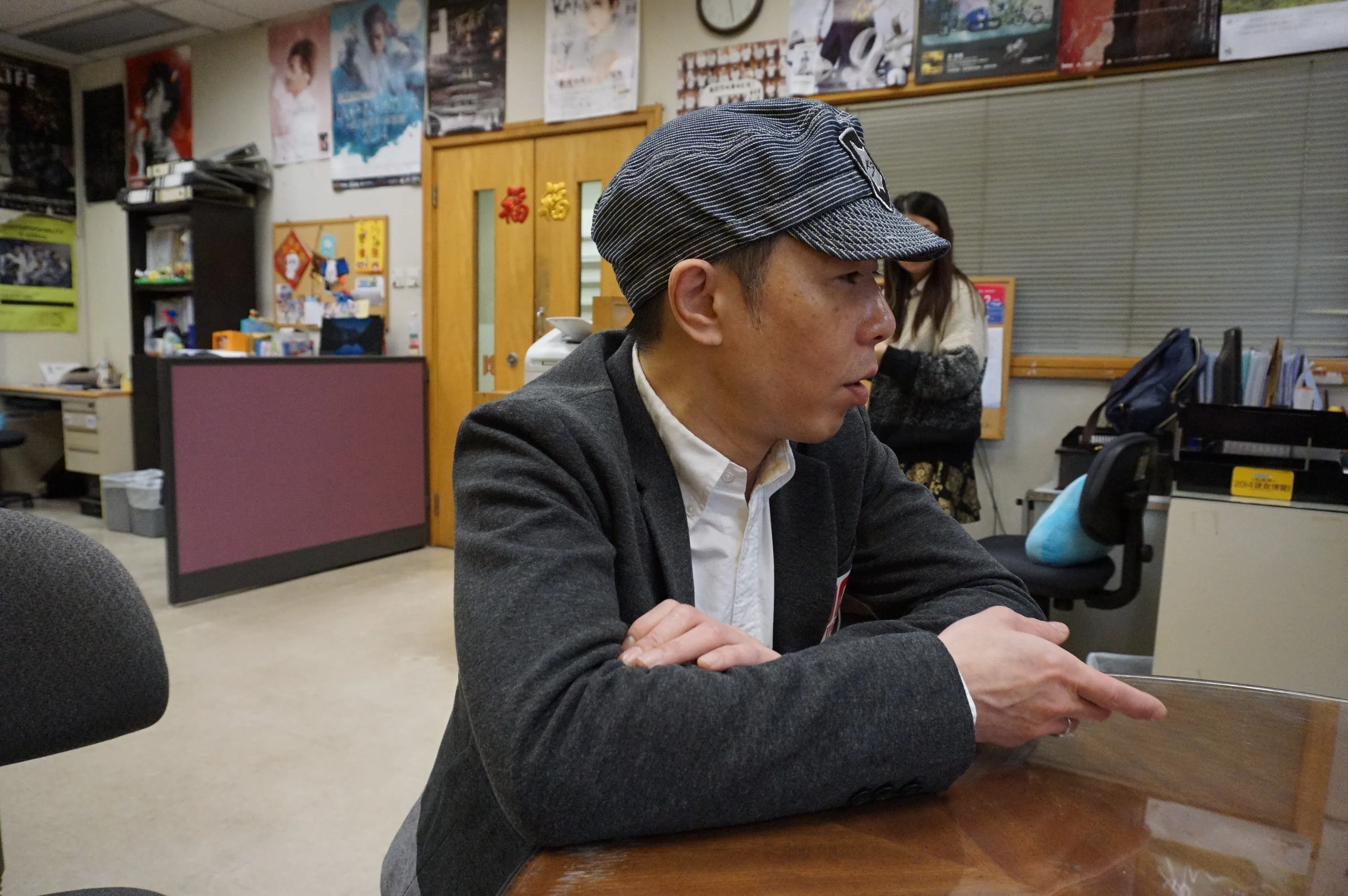 黃貫中直言餓騷很久，下月會跟兄弟好好將這團火在九展爆發。（袁曉君攝）