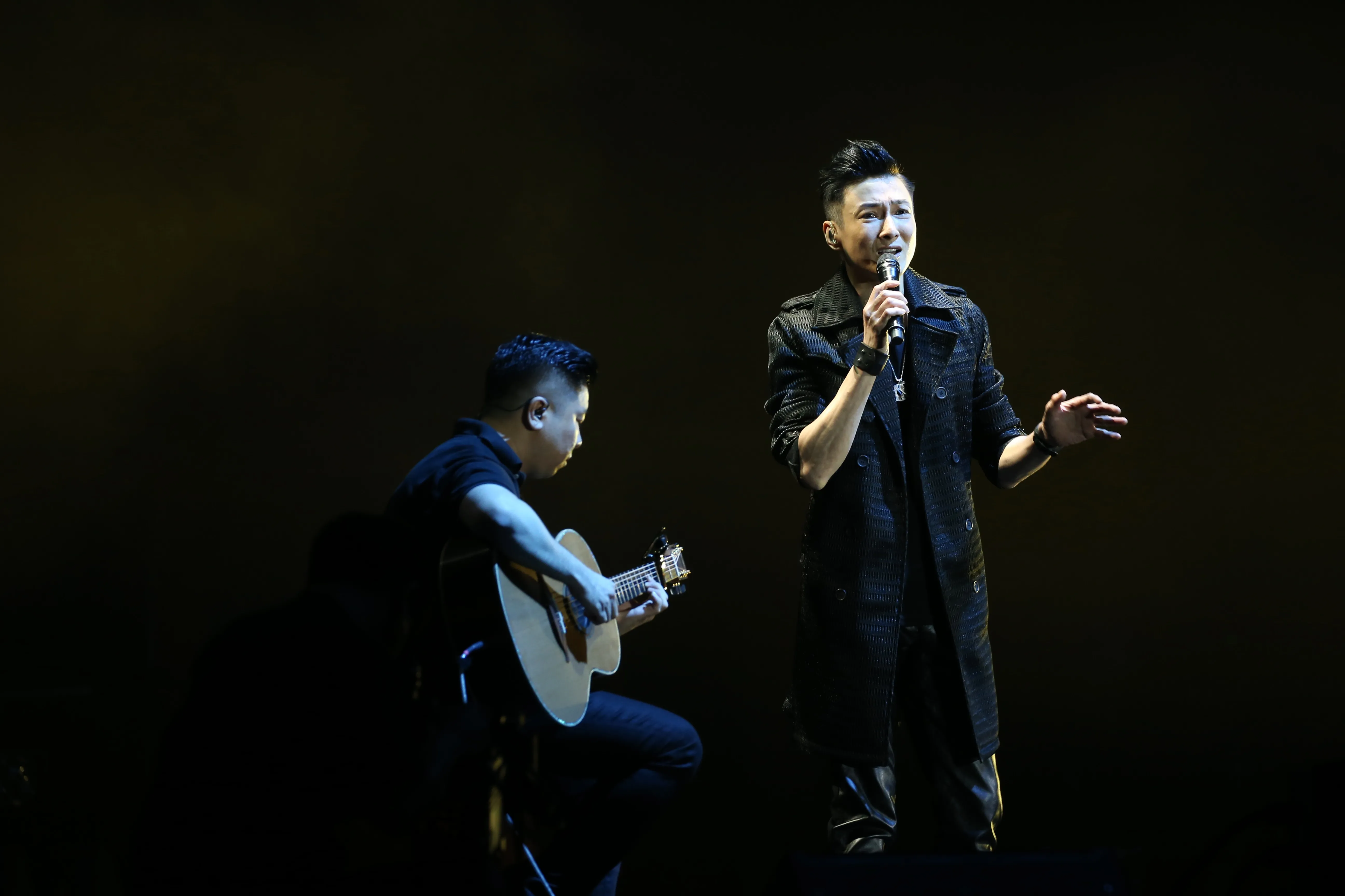 胡渭康唱出《願我能》，讓樂迷聽出耳油。（黃國立攝）