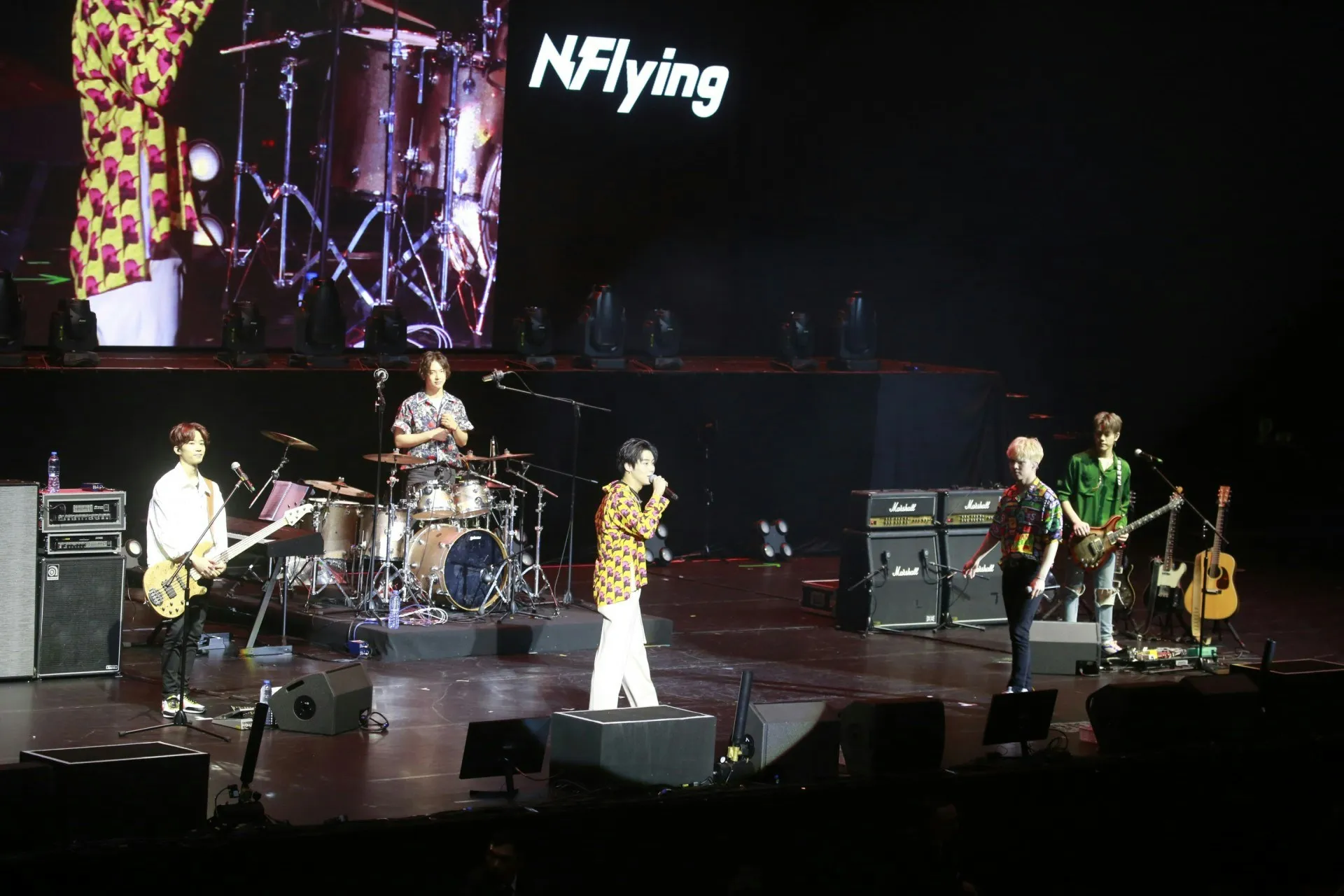 N.Flying昨晚在澳門舉行首個演唱會，與粉絲共渡2019年年末。（梁碧玲攝）