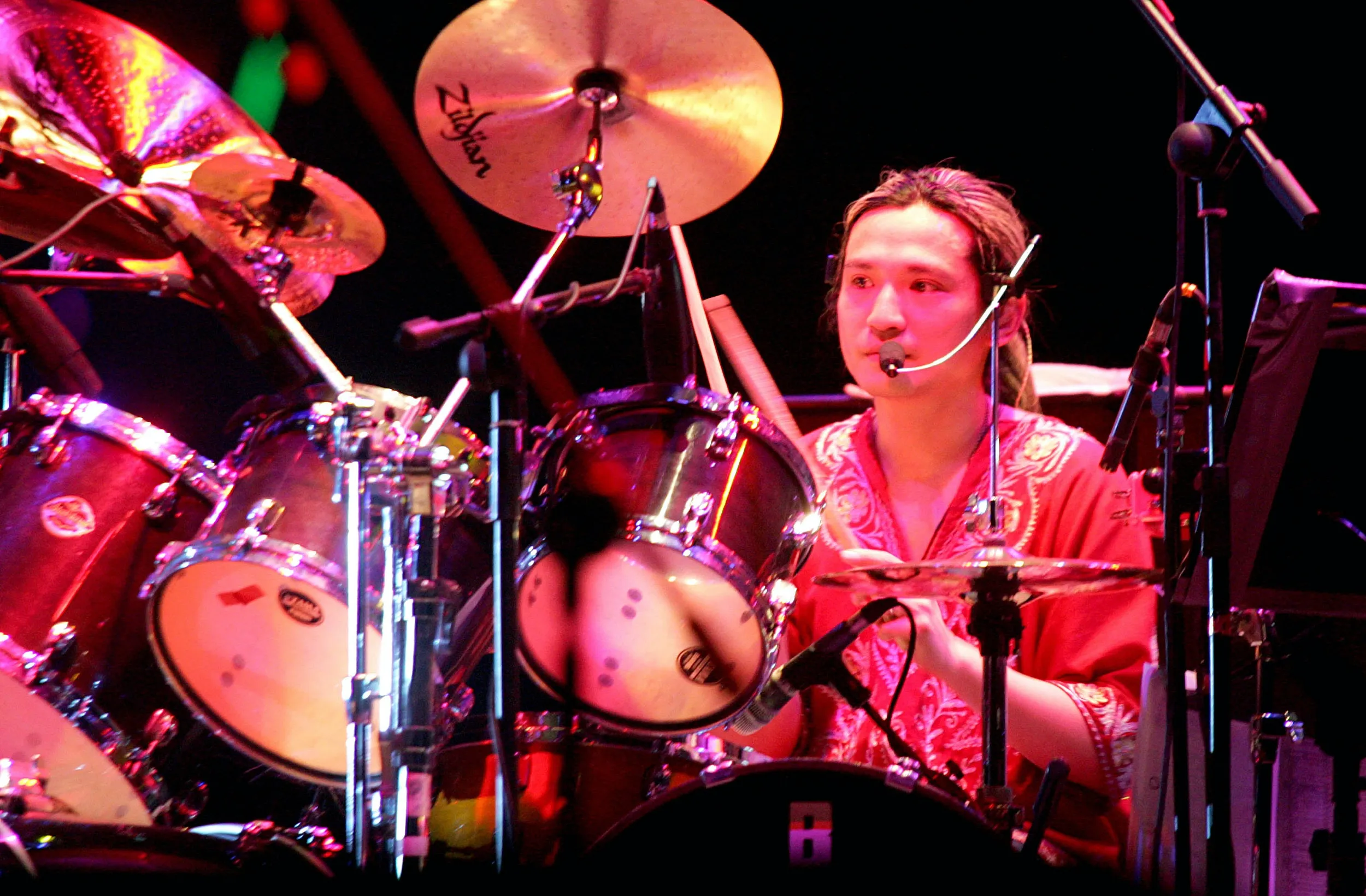Beyond在「The Story Live 2005」世界告別巡迴演唱會後正式解散。（視覺中國）