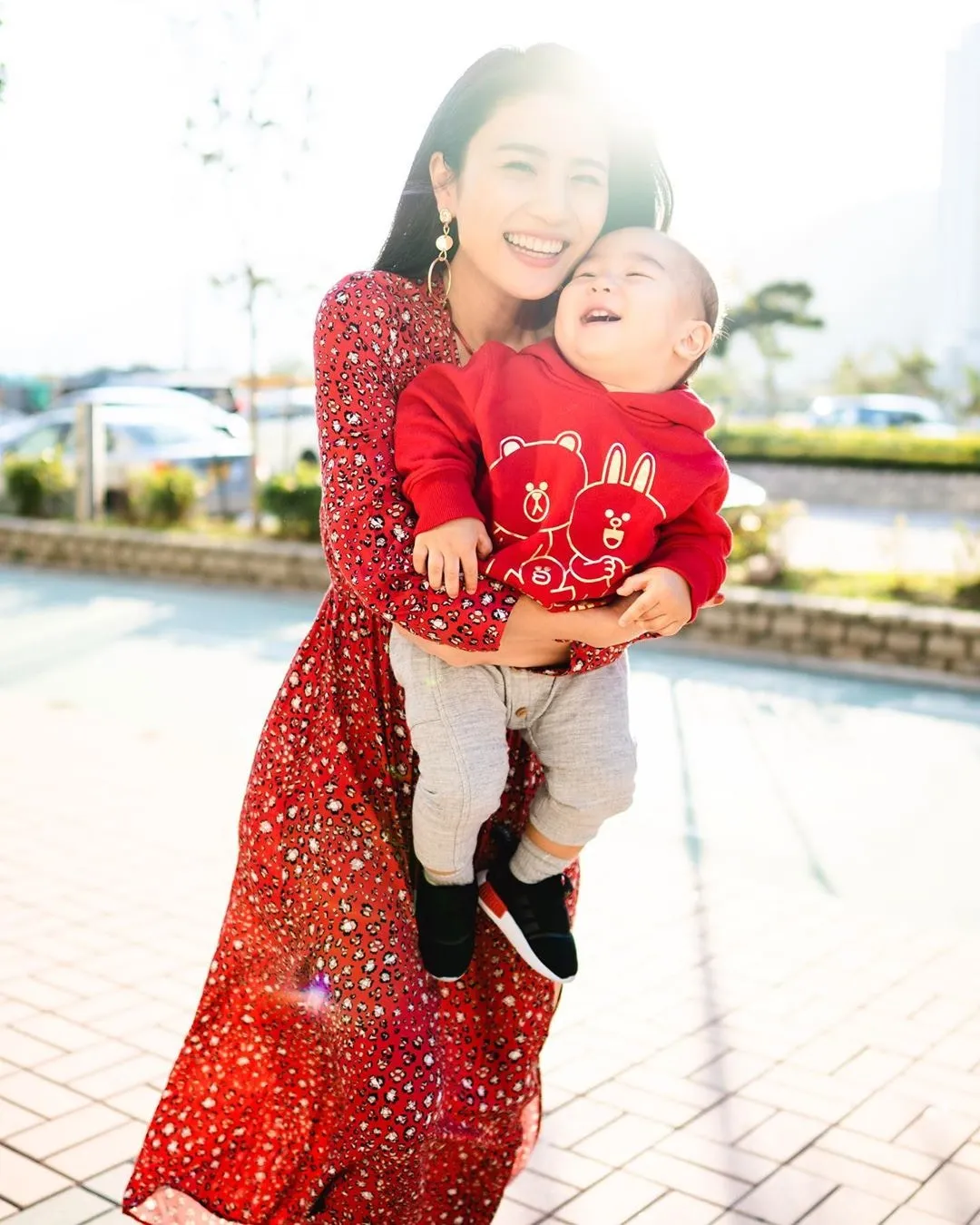 林芊妤兒子：翟伯伯，因為他出世時身形肥嘟嘟，而且樣貌「老積」又表情多多。（林芊妤IG圖片）
