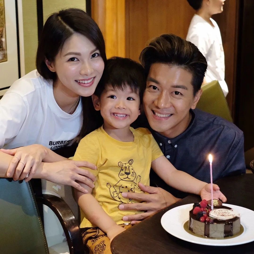 黎諾懿兒子：小春雞，因為於雞年出世，所以取名小春雞。 (nicgogoIG圖片)