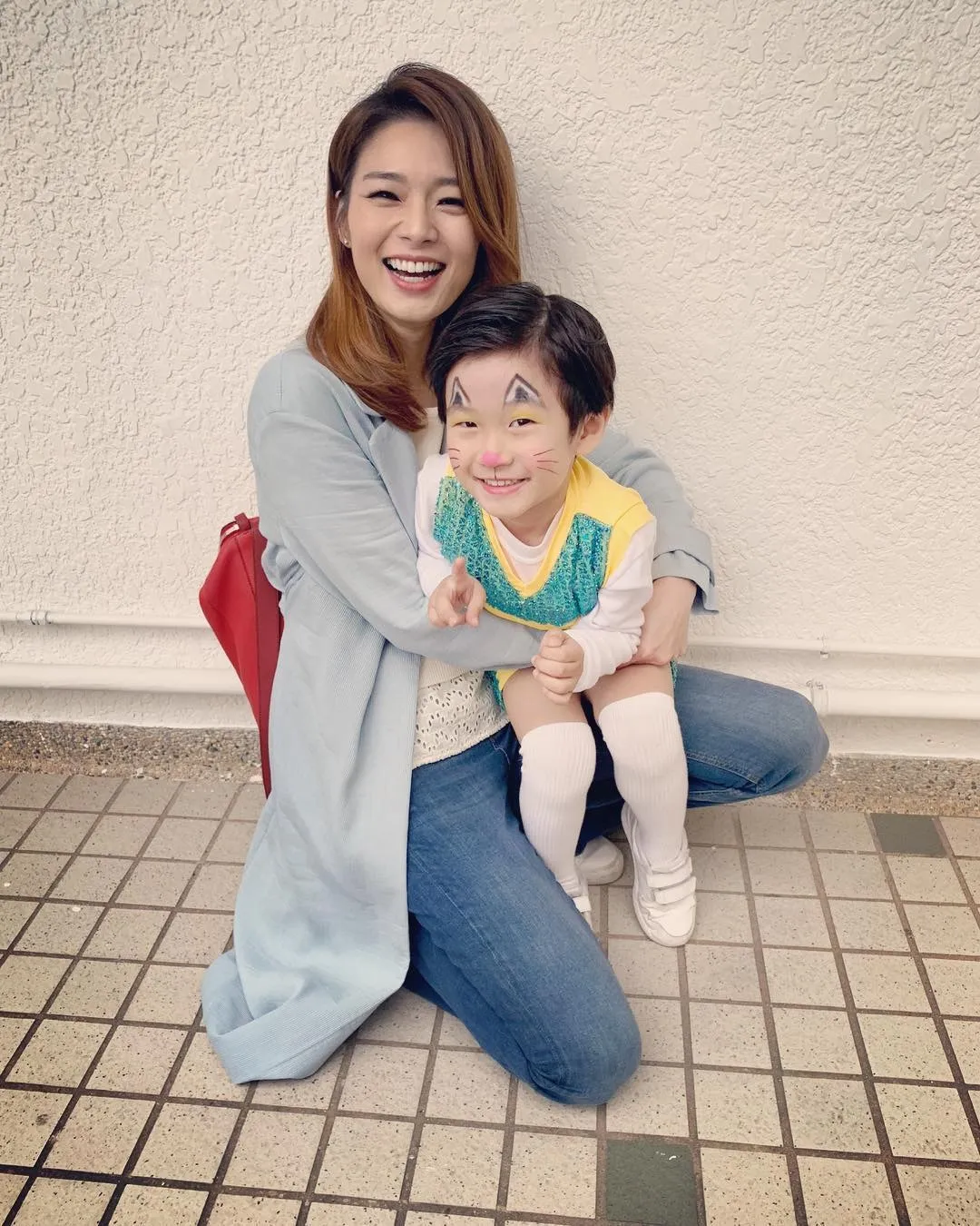 呂慧儀兒子：蟹籽，因為呂慧儀花名是「長腳蟹」，所以兒子順理成章叫「蟹籽」。（呂慧儀IG圖片）