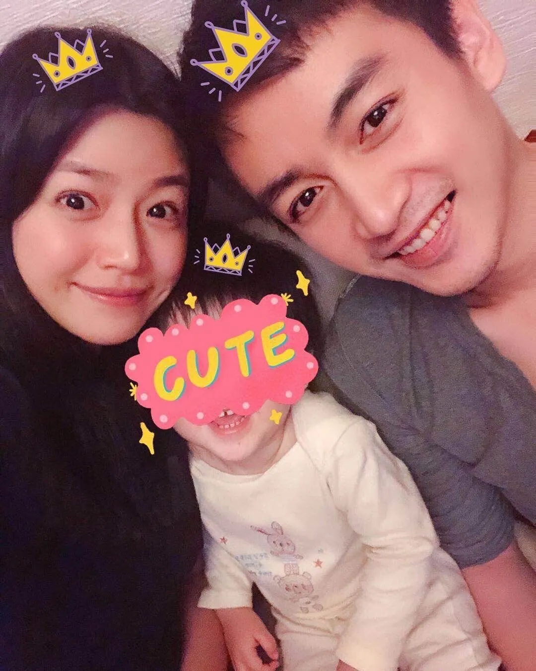 陳妍希、陳曉兒子：小星星，寓意是父母心中的星星，也帶有未來發出光芒之意。（陳妍希IG圖片 )
