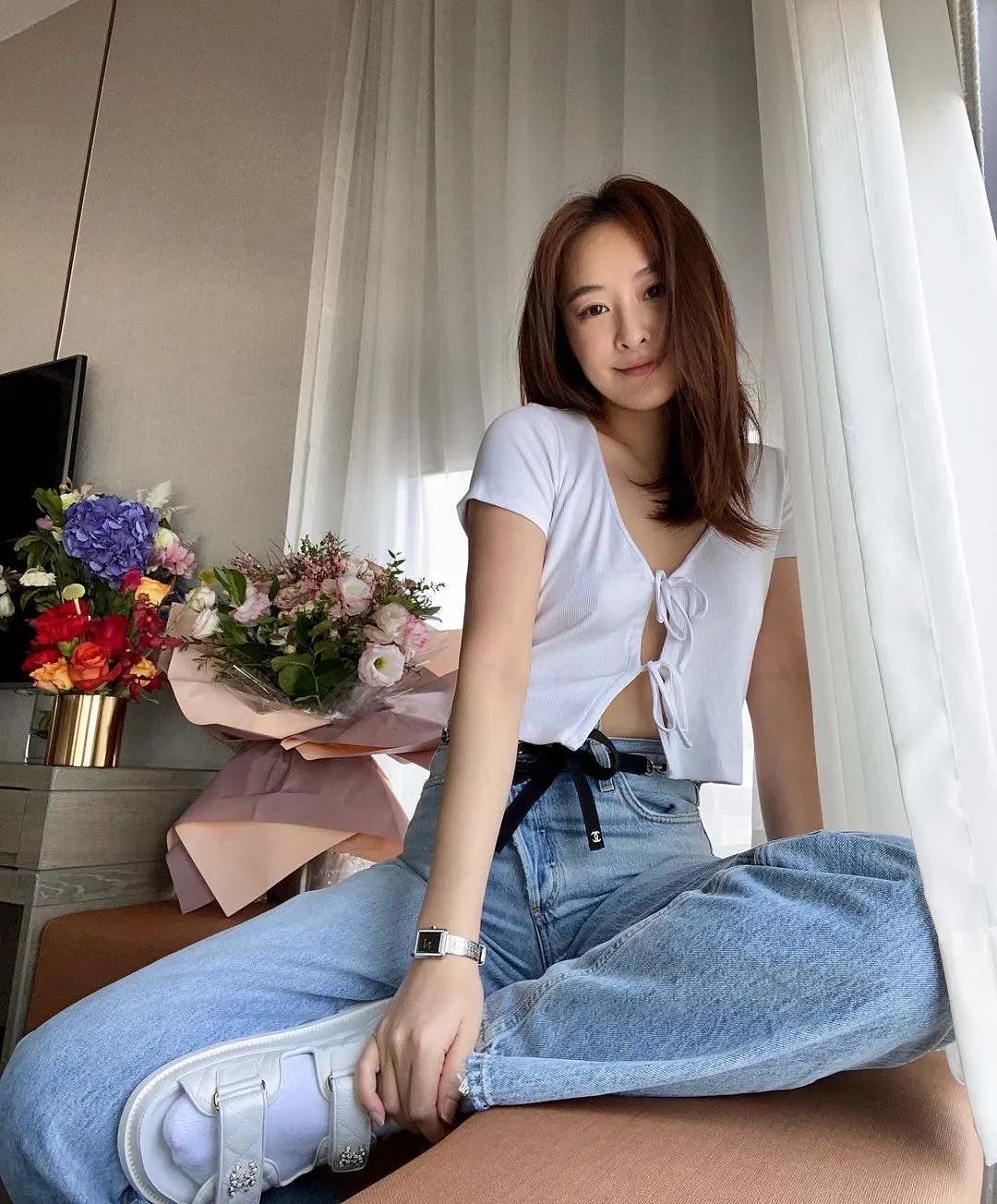真空上陣。（IG@missjni）