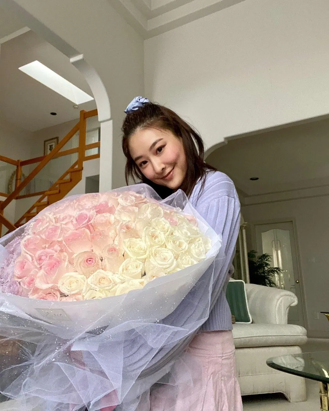 情人節。（IG@missjni）