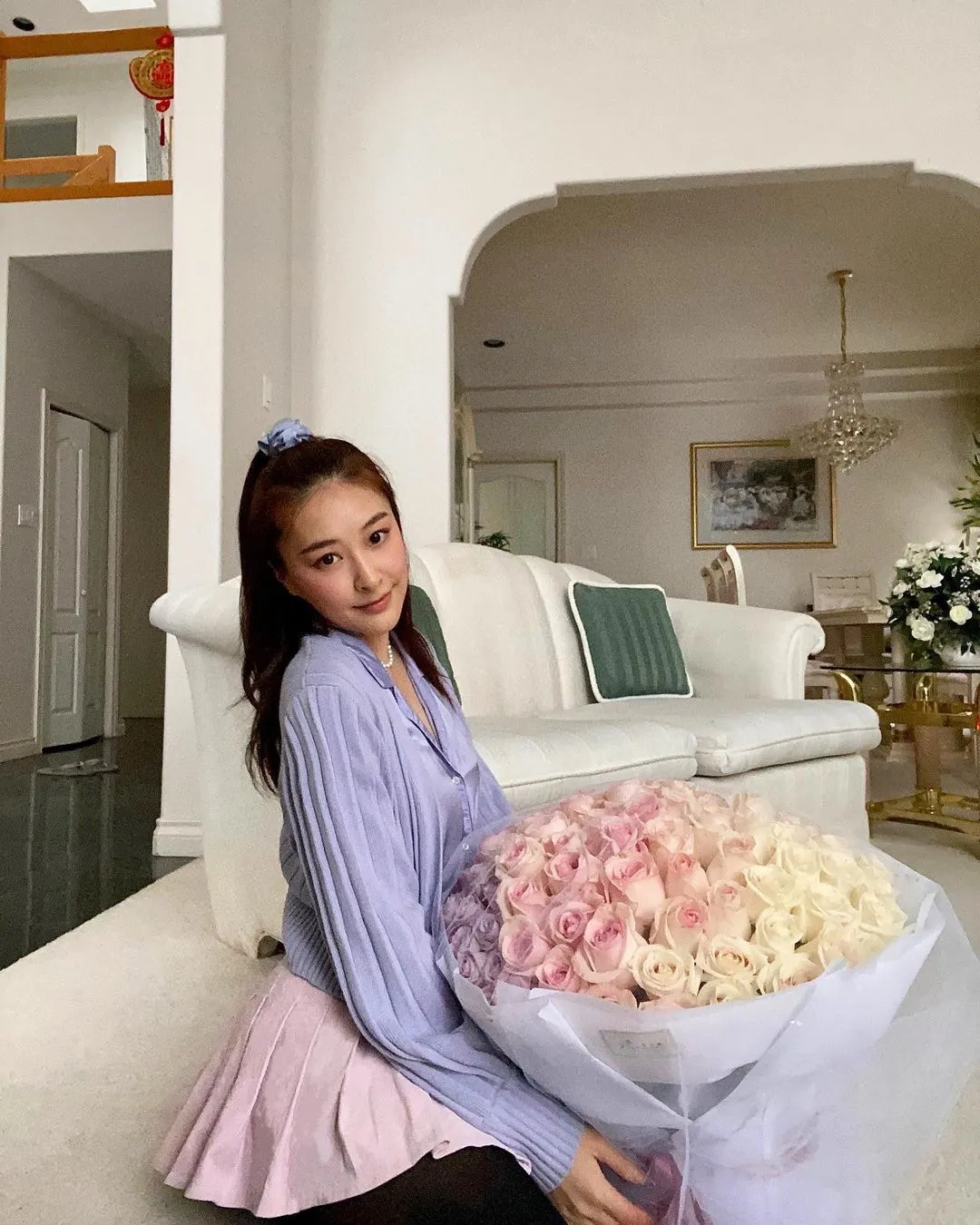 情人節。（IG@missjni）