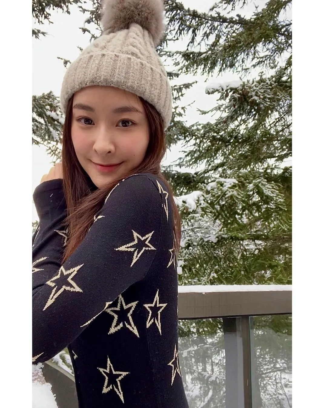冰天雪地。（IG@missjni）