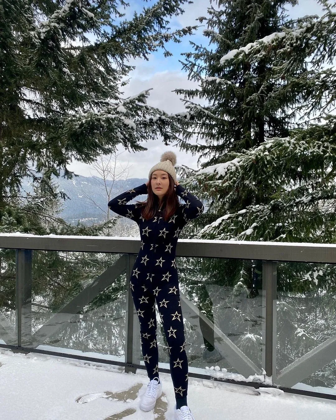 冰天雪地。（IG@missjni）