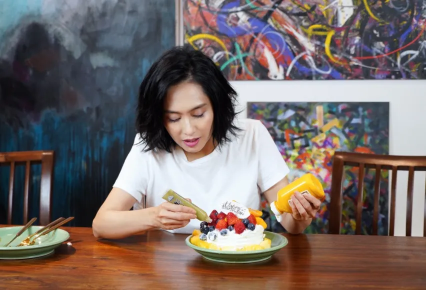 朱茵親手整嘅「特別蛋糕」。