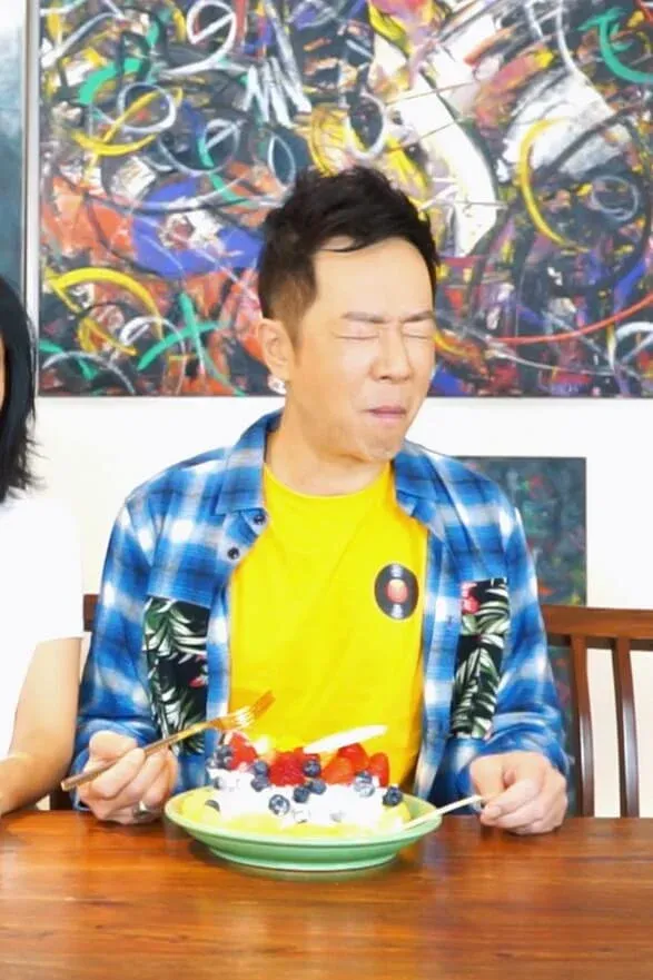 57歲生日遭朱茵整蠱 黃貫中難忘老婆炮製地獄料理