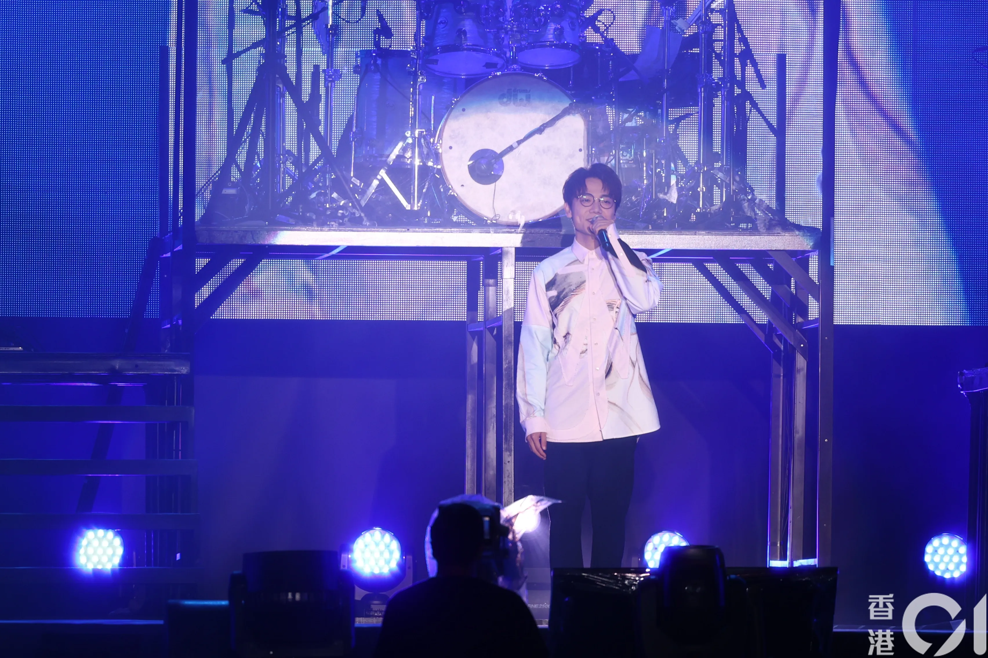 林家謙做表演嘉賓。（葉志明攝）
