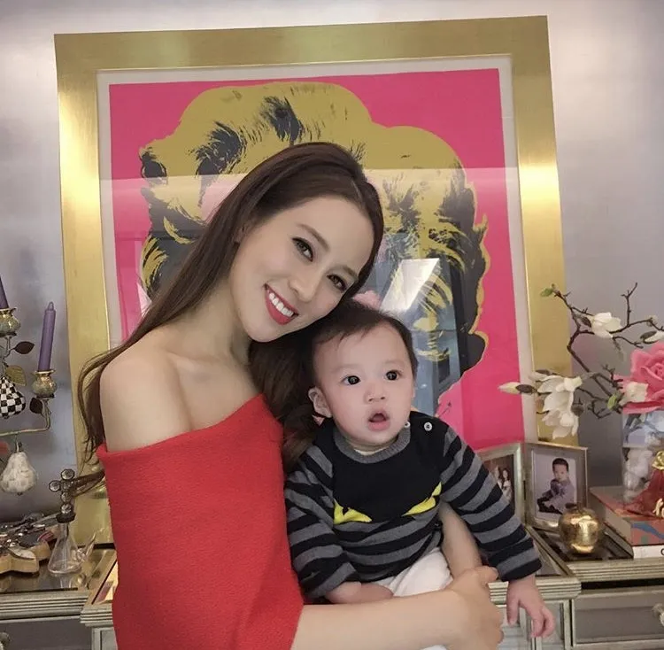 徐子淇與囝囝。（徐子淇IG圖片）