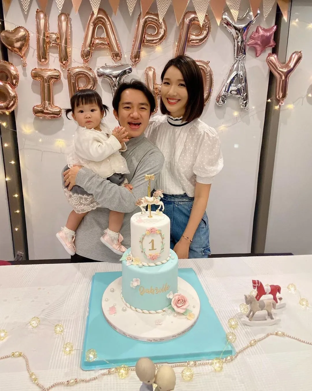 王祖藍李亞男囡囡Gabrielle，好快就2歲啦。（IG：@therivergirl）