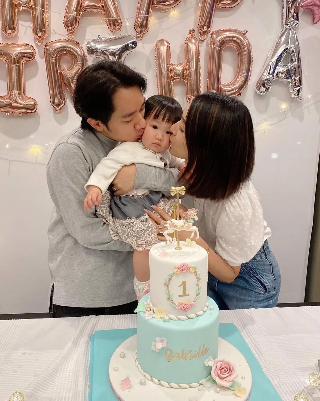 王祖藍李亞男囡囡Gabrielle，好快就2歲啦。（IG：@therivergirl）