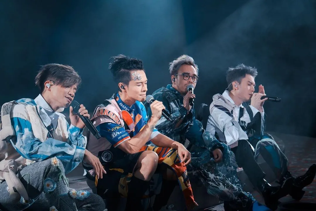 《C AllStar集合吧演唱會2021》落下帷幕近半月，成員陳健安（左2）仍意猶未盡。
