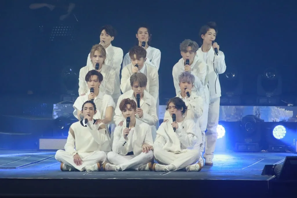 Members of popular Canto-pop boy bands Mirror and Error performing in a concert earlier this year in Hong Kong. Photo: Getty Images