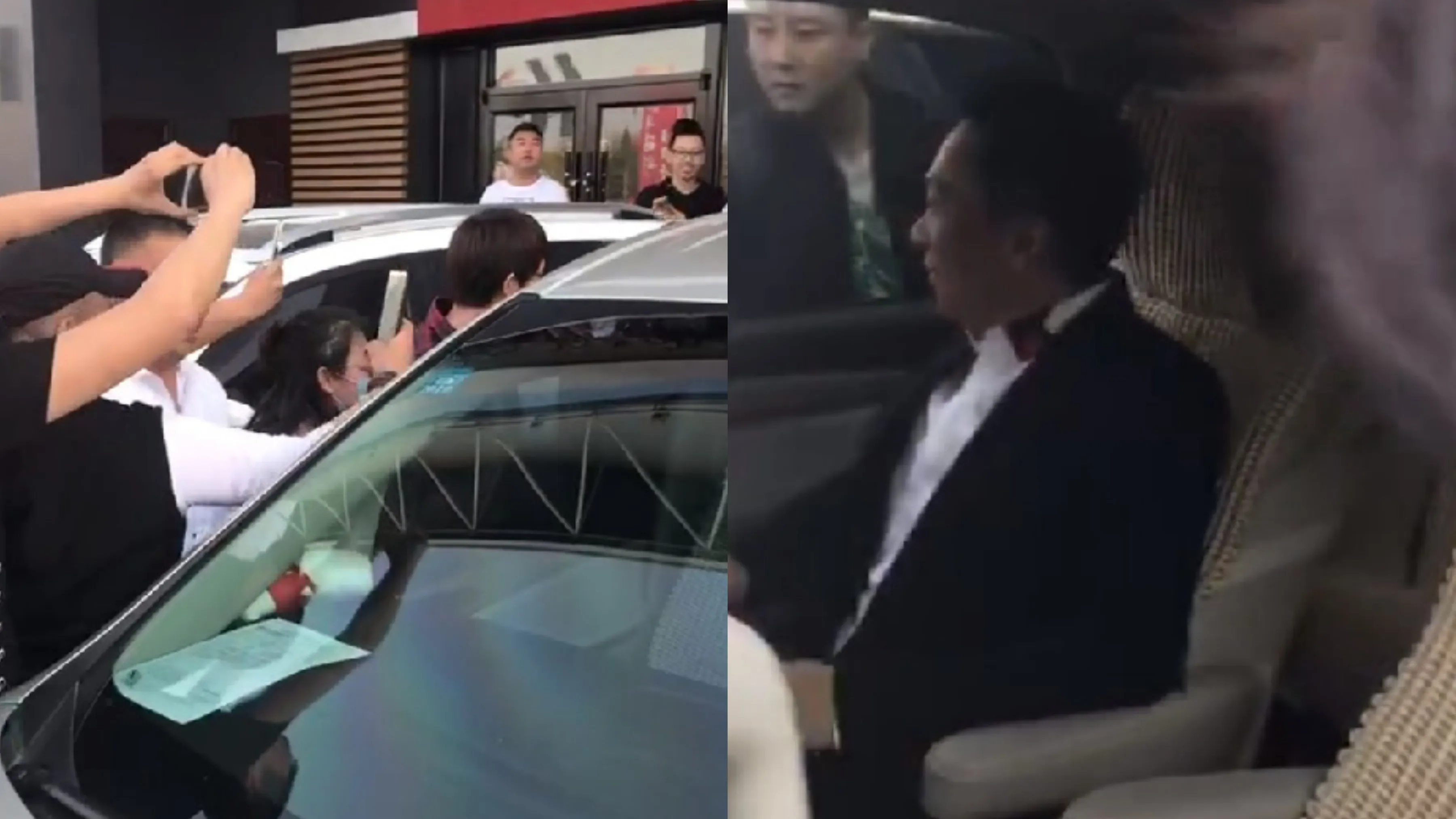57歲黃家強內地原來仲有好多粉絲  幾十人包圍爭影相攪到落唔到車