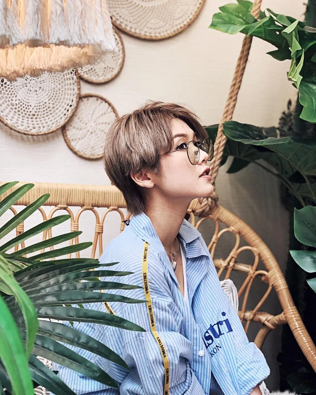 沙律更曬出男友視角照片（Instagram／@charlottecheung107）