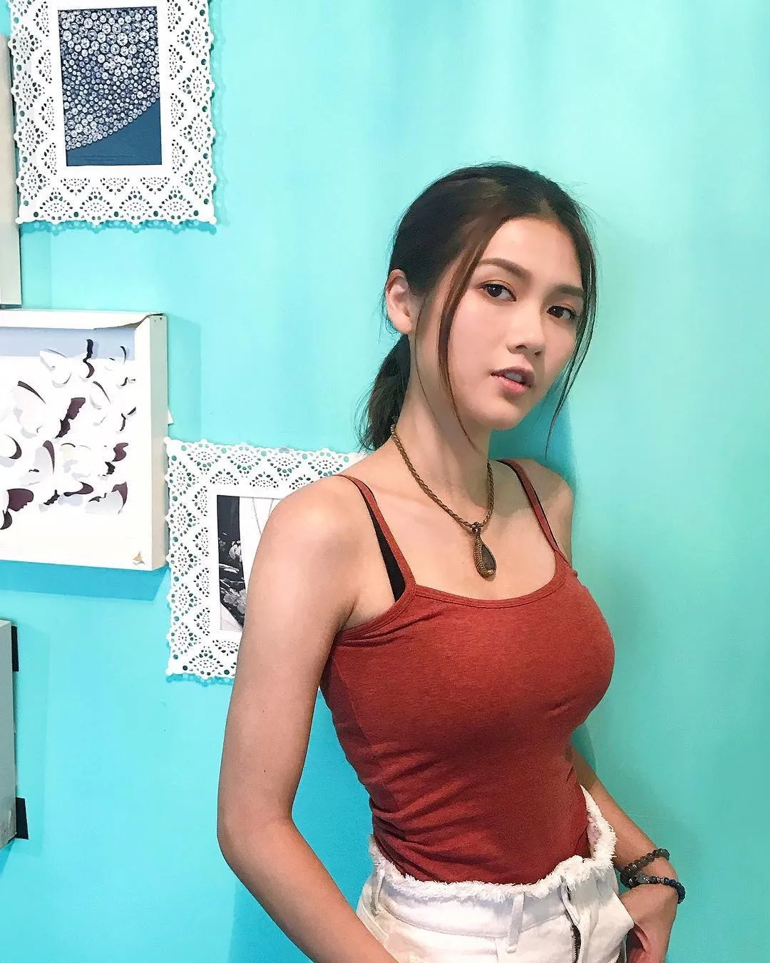 沙律的身形很好。（IG圖片/@charlottecheung107）