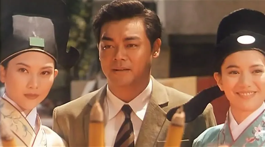 Ada在1995年曾同劉青雲、靚靚合作電影《山水有相逢》。（視頻截圖）