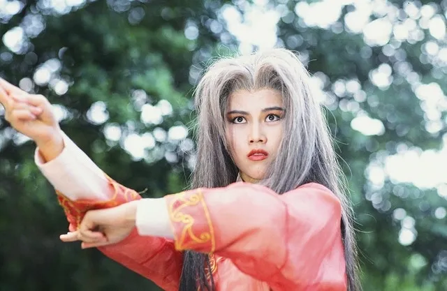 1993年，Ada在電影《如來神掌再戰江湖》中首次做反派，飾演天香。（劇照）