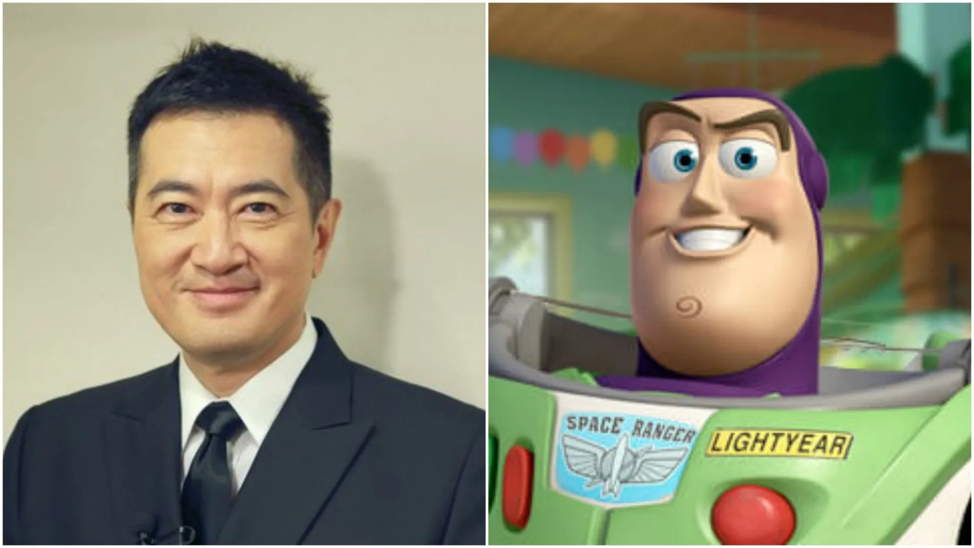 鄧梓峰 & 巴斯光年（TVB圖片 / 網上圖片）