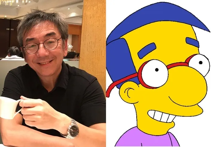 陶傑 & The Simpsons（網上圖片）