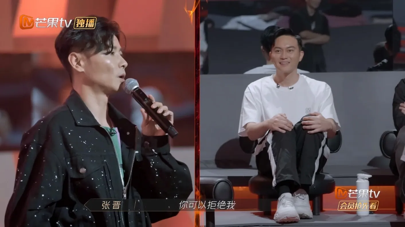 張晉給台階Chilam。（視頻截圖）