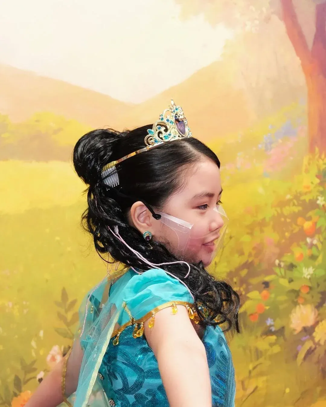朱茵母女樂園享親子時光 黃貫中：感恩囡囡愈來愈像你