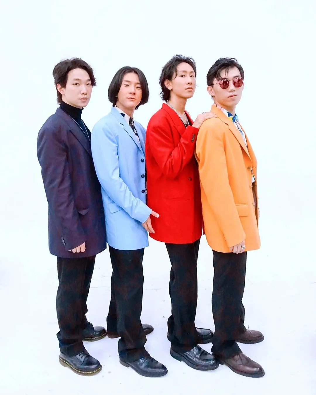 Manson（右二）扮演家駒，周漢寧（右一）扮演黃家強。（Manson@IG相片）