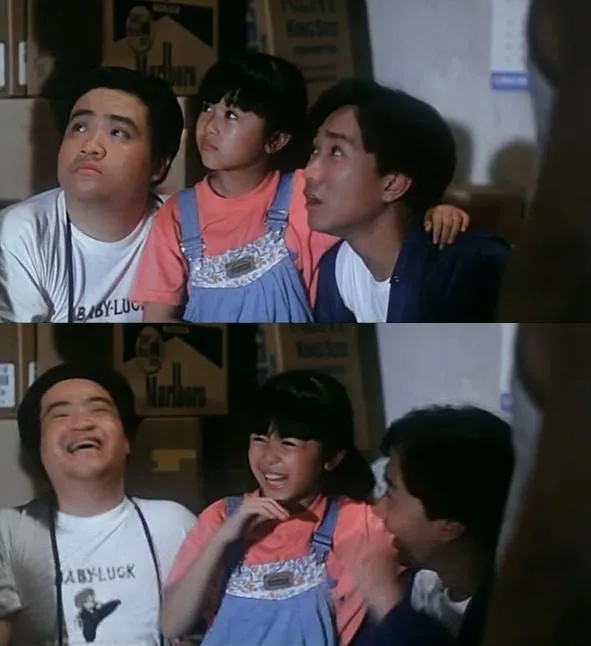 唐寧在1989年已經以8歲之齡作為童星出道，開始接拍廣告和電視劇（劇照）