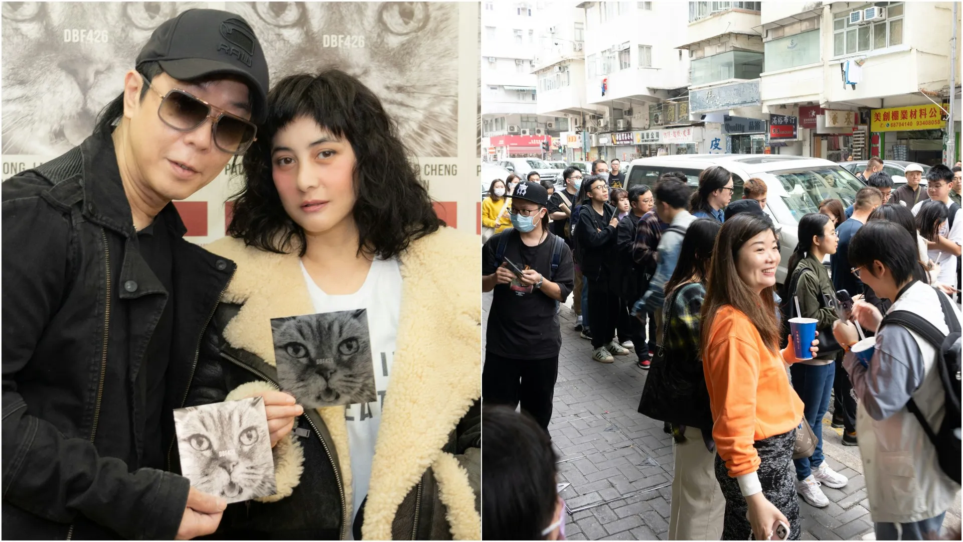 黃貫中何超儀為亡友大飛作新曲義賣 數百人排隊攞簽名逼爆深水埗
