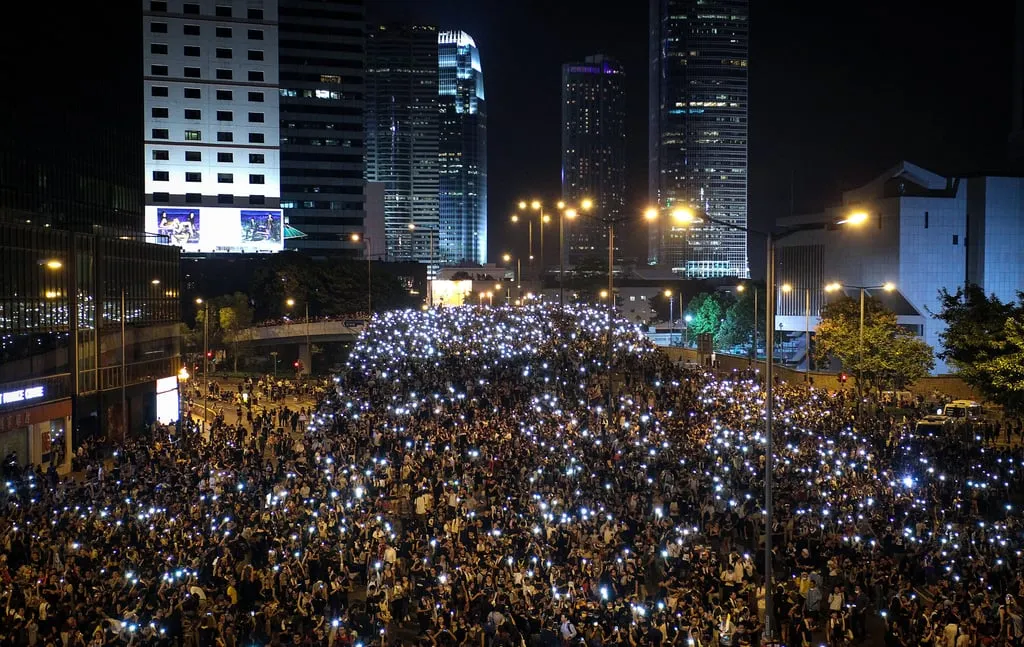 Beyond’s songs were often sung at mass demonstrations during the “Occupy Central” movement in 2014. Photo: Dickson Lee
