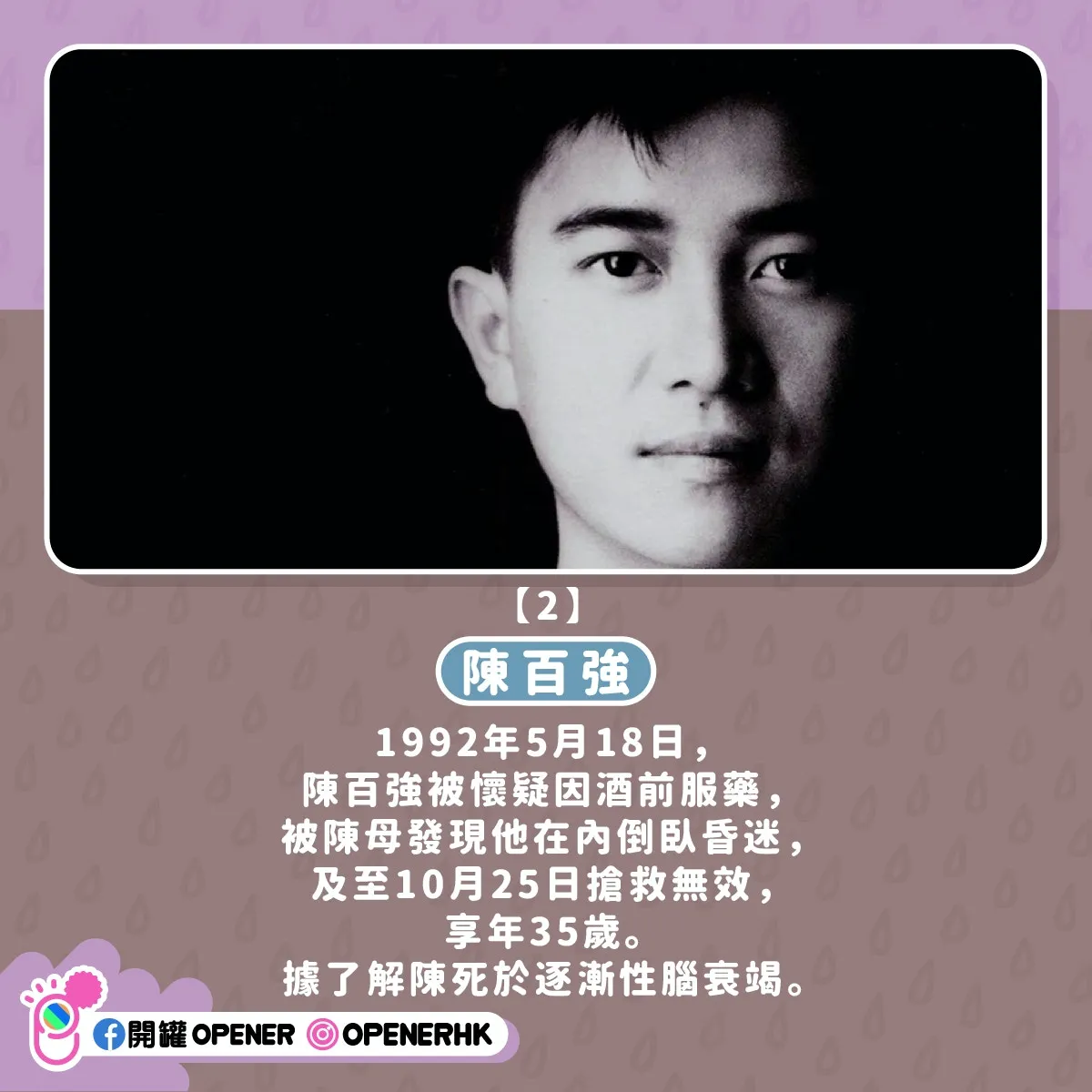 張國榮逝世22周年｜香港5位具影響力已故明星 00後:想80年代出世