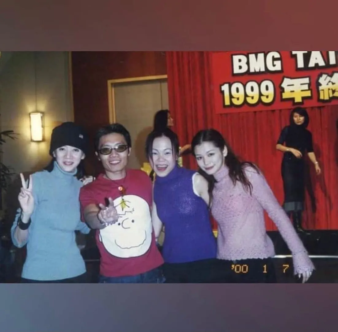 徐若瑄22年前與梅艷芳的合照（FB@徐若瑄 Vivian Hsu）
